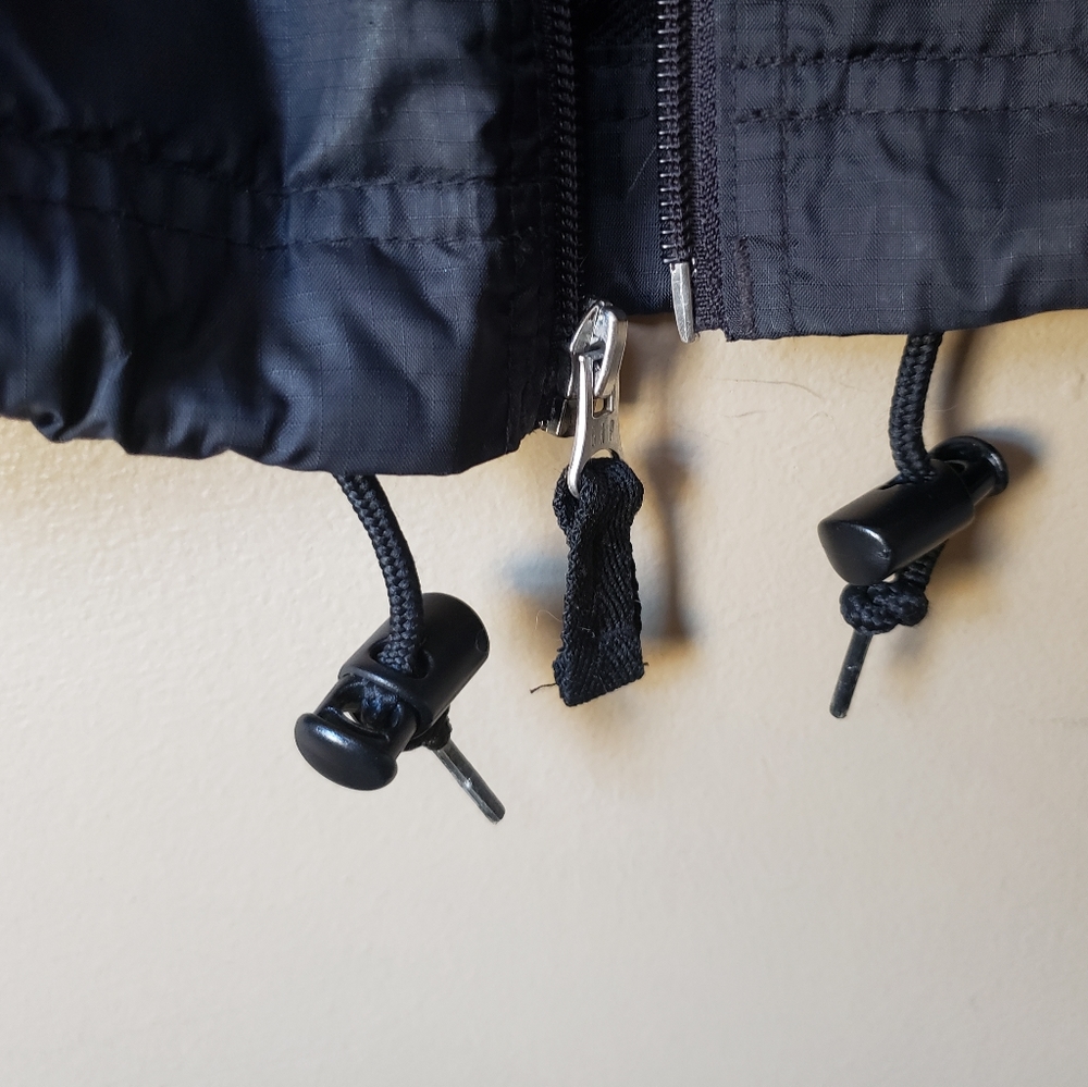 GAP Black Windbreaker Jacket - Picture 3 of 8